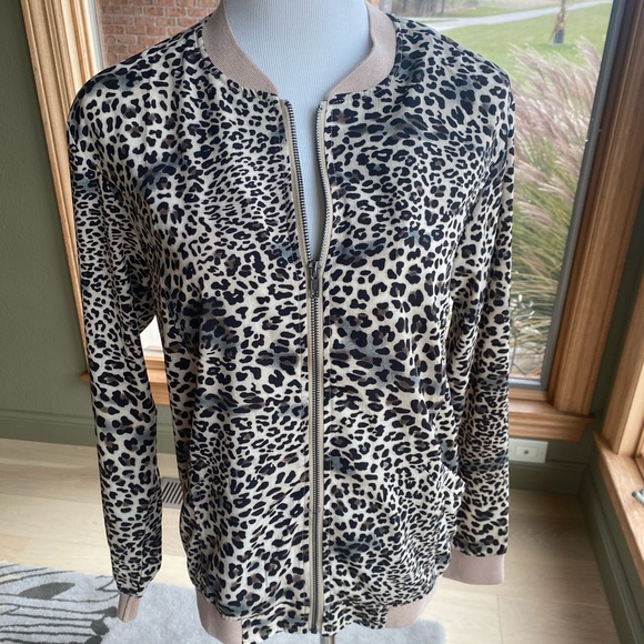 Leopard Bomber Jacket - Picture 2 of 4